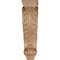 Ekena Millwork 7"W x 8 1/2"D x 26"H Medium Jumbo Acanthus Wood Corbel, Cherry CORW07X09X26ACCH - alternate 2